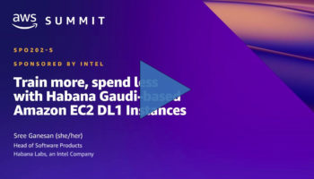 Train more, spend less with Habana Gaudi-based Amazon EC2 DL1 Instances