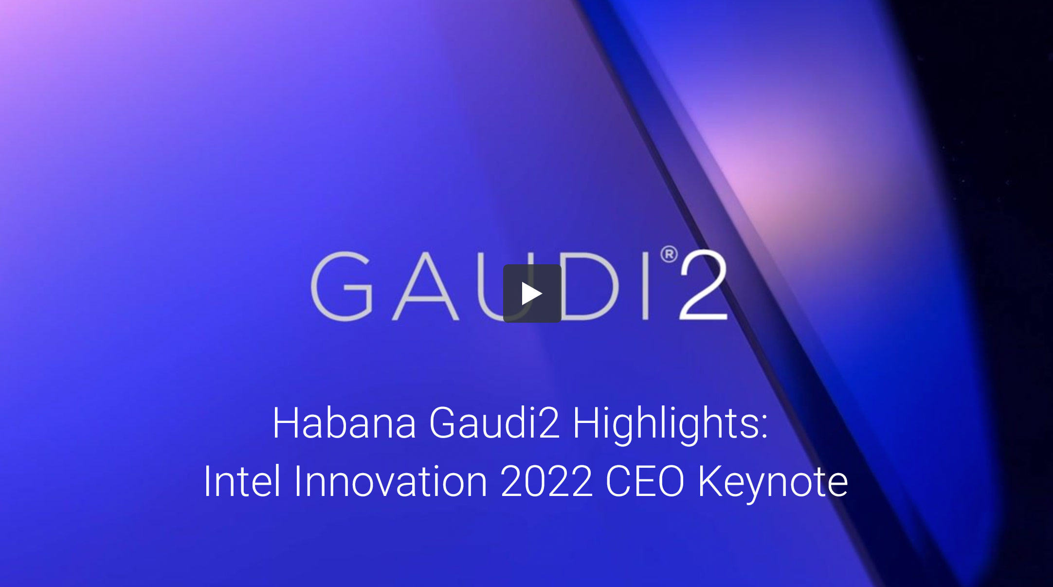 Gaudi2 Intel innovation