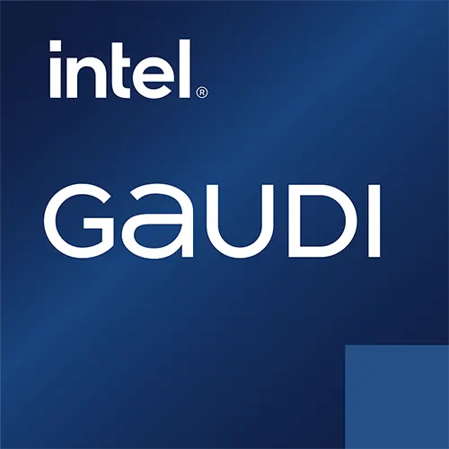 Intel Gaudi AI accelerator badge